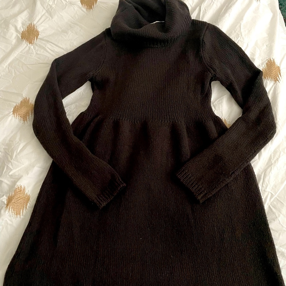 Cozy Sweater Dress in Chocolate Brown size Large